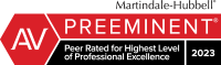 Martindale-Hubbel AV Preeminent Peer Rated for Highest Level of Professional Excellence